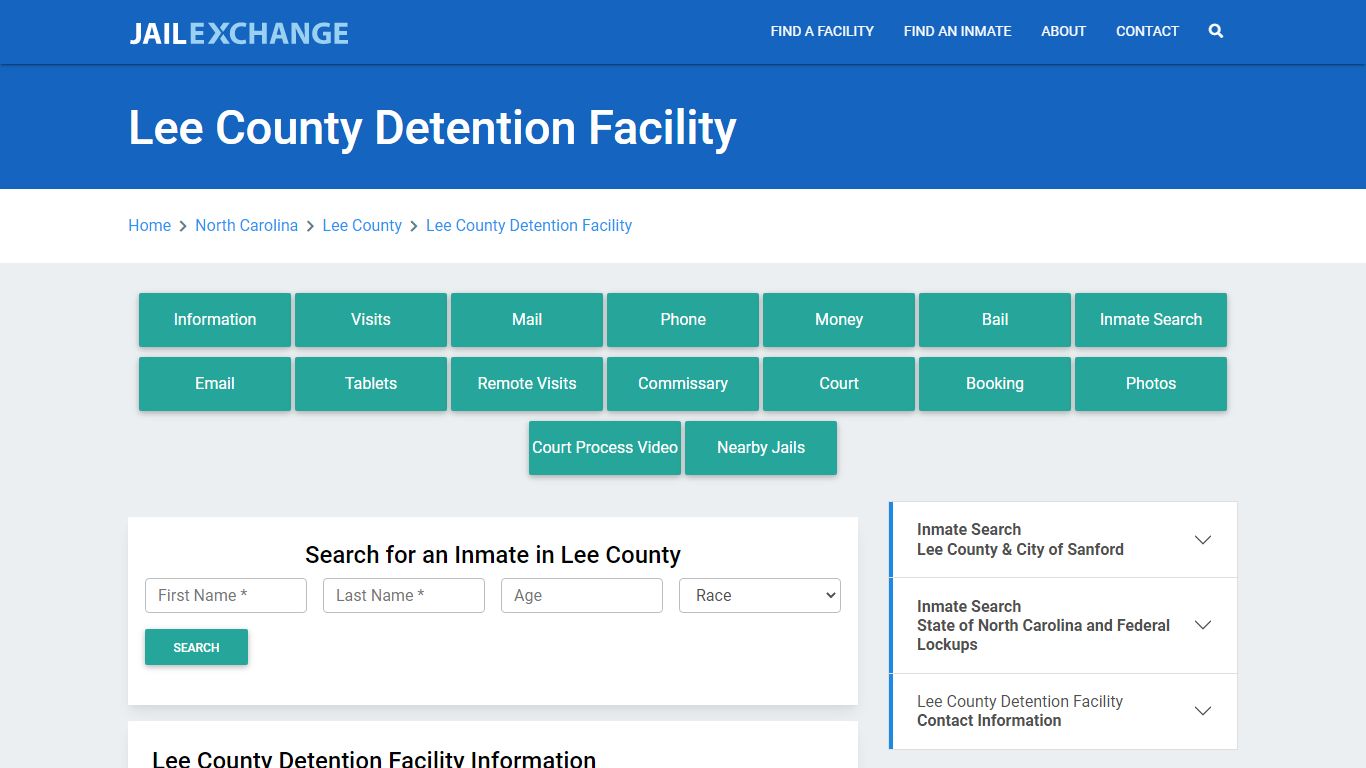 Lee County Detention Facility - Jail Exchange